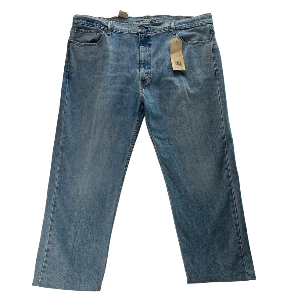 Levi's Men's Jeans W44 L30 Straight Fit Blue Denim NWT‎ 2018 Classic Style